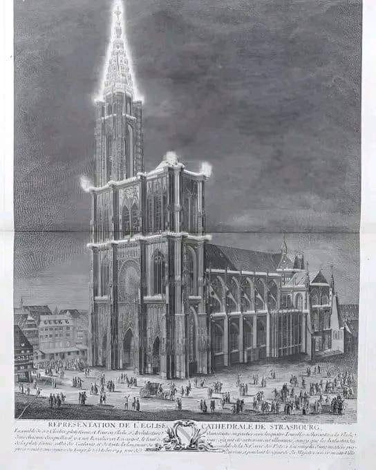 Cathédrale %22 de Strasbourg - octobre 1744.jpg